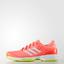 Adidas Womens Adizero Ubersonic 2.0 Tennis Shoes - Flash Red/Solar Yellow - thumbnail image 1