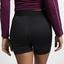 Nike Womens Dri-FIT Power Shorts - Black/White - thumbnail image 2