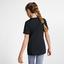 Nike Pro Girls Short Sleeved Top - Black - thumbnail image 2