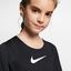 Nike Pro Girls Short Sleeved Top - Black - thumbnail image 3