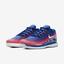 Nike Mens Air Zoom Vapor X Knit Tennis Shoes - Blue/Flash Crimson - thumbnail image 5