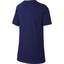 Nike Boys Embroidered Swoosh Tee - Blue Void - thumbnail image 2