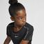 Nike Girls Dri-FIT Tennis Top - Black