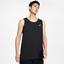 Nike Mens Dri-FIT Training Tank - Black/White - thumbnail image 1