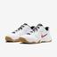 Nike Mens Court Lite 2 Tennis Shoes - White/Laser Crimson/Gridiron - thumbnail image 5