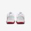 Nike Mens Court Lite 2 Tennis Shoes - White/Red - thumbnail image 6