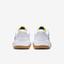Nike Womens Lite 2 Tennis Shoes - White/Optic Yellow - thumbnail image 6