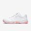 Nike Womens Lite 2 Tennis Shoes - White/Laser Crimson - thumbnail image 1