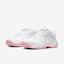 Nike Womens Lite 2 Tennis Shoes - White/Laser Crimson - thumbnail image 5