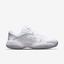 Nike Womens Lite 2 Tennis Shoes - White/Pure Platinum - thumbnail image 3