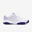 Nike Womens Lite 2 Tennis Shoes - Purple/White - thumbnail image 3