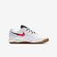 Nike Kids Vapor X Tennis Shoes - White/Laser Crimson - thumbnail image 3