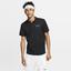 Nike Mens Advantage Knit Pattern Polo - Black - thumbnail image 1