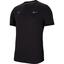 Nike Mens AeroReact Rafa Top - Black/Bright Violet - thumbnail image 1