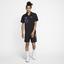 Nike Mens Short-Sleeve Tennis Top - Off Noir/Volt - thumbnail image 6