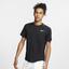 Nike Mens Dri-FIT Graphic Tennis Top - Black - thumbnail image 3