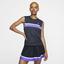 Nike Womens Slam Tank Top - Off Noir/Court Purple - thumbnail image 1