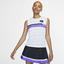 Nike Womens Slam Tank Top - White/Court Purple - thumbnail image 3