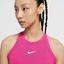 Nike Womens Dri-FIT Tennis Tank - Vivid Pink/White - thumbnail image 3