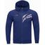 Li-Ning Mens Knit Full Zip Hoodie - Blue - thumbnail image 1