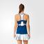 Adidas Womens Multifaceted Pro Tank Top - Tech Steel Blue/White - thumbnail image 3