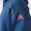 Adidas Mens Pro Daybreaker Hoodie - Tech Steel Blue/Flash Red - thumbnail image 8