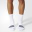 Adidas Tennis ID Crew Socks (1 Pair) - White/Black - thumbnail image 1