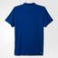 Adidas Mens Pro Polo Shirt - Tech Steel Blue/Flash Red - thumbnail image 2