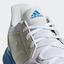 Adidas Mens Stabil Essence Indoor Court Shoes - White/Red/Blue - thumbnail image 3