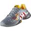 Adidas Mens Barricade 2015 Lucky Lady Barri-Cady Tennis Shoes - Grey - thumbnail image 3