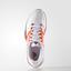 Adidas Womens Barricade Team 4 Tennis Shoes - White/Solar Red - thumbnail image 2