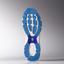 Adidas Mens Energy Boost 2.0 ESM Running Shoes - White/Solar Blue - thumbnail image 3