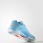 Adidas Womens Court Stabil 12 Indoor Shoes - Bright Cyan - thumbnail image 5