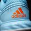 Adidas Womens Court Stabil 12 Indoor Shoes - Bright Cyan - thumbnail image 6