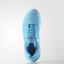 Adidas Womens Court Stabil 12 Indoor Shoes - Bright Cyan - thumbnail image 2