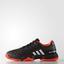 Adidas Kids Barricade 2015 XJ Tennis Shoes - Black/Solar Red - thumbnail image 1
