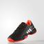 Adidas Kids Barricade 2015 XJ Tennis Shoes - Black/Solar Red - thumbnail image 4