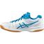 Asics Mens GEL-Upcourt Indoor Shoes - White/Blue Jewel - thumbnail image 2