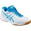 Asics Mens GEL-Upcourt Indoor Shoes - White/Blue Jewel - thumbnail image 5