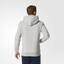 Adidas Mens Essentials Logo Hoodie - Medium Grey Heather - thumbnail image 5