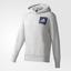 Adidas Mens Essentials Logo Hoodie - Medium Grey Heather - thumbnail image 1