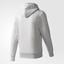 Adidas Mens Essentials Logo Hoodie - Medium Grey Heather - thumbnail image 2