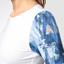 Adidas Womens Essex Long Sleeve Top - White/Mystery Blue - thumbnail image 8