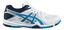 Asics Mens GEL-Task Indoor Court Shoes - White/Blue/Yellow - thumbnail image 2