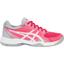 Asics Womens GEL-Task Indoor Court Shoes - Rouge Red/Grey - thumbnail image 1