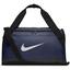 Nike Brasilia Small Training Duffel Bag - Midnight Navy/Black/White - thumbnail image 1