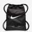 Nike Brasilia Gym Sack - Black/White - thumbnail image 1
