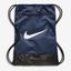 Nike Brasilia Gym Sack - Navy Blue - thumbnail image 1