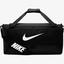 Nike Brasilia Medium Duffel Bag - Black/White - thumbnail image 1