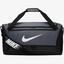 Nike Brasilia Medium Duffel Bag - Flint Grey - thumbnail image 1